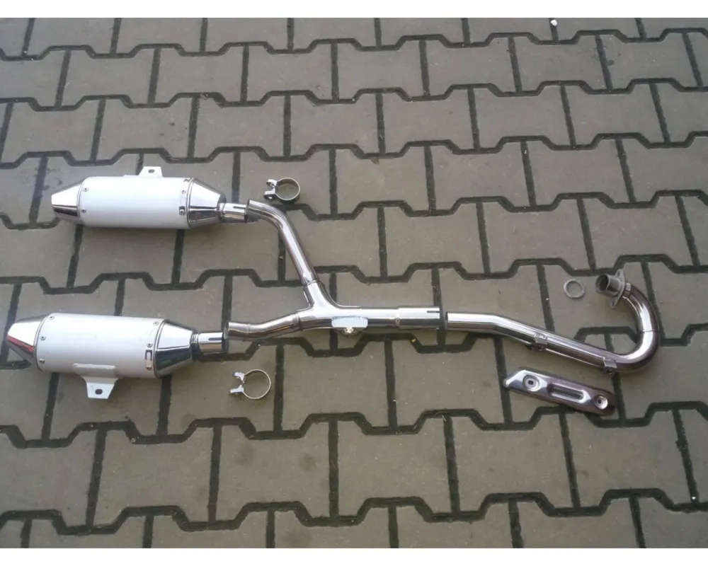 Výfuk dvojitý kompletní XMOTOS XB37 Akční Nabídka