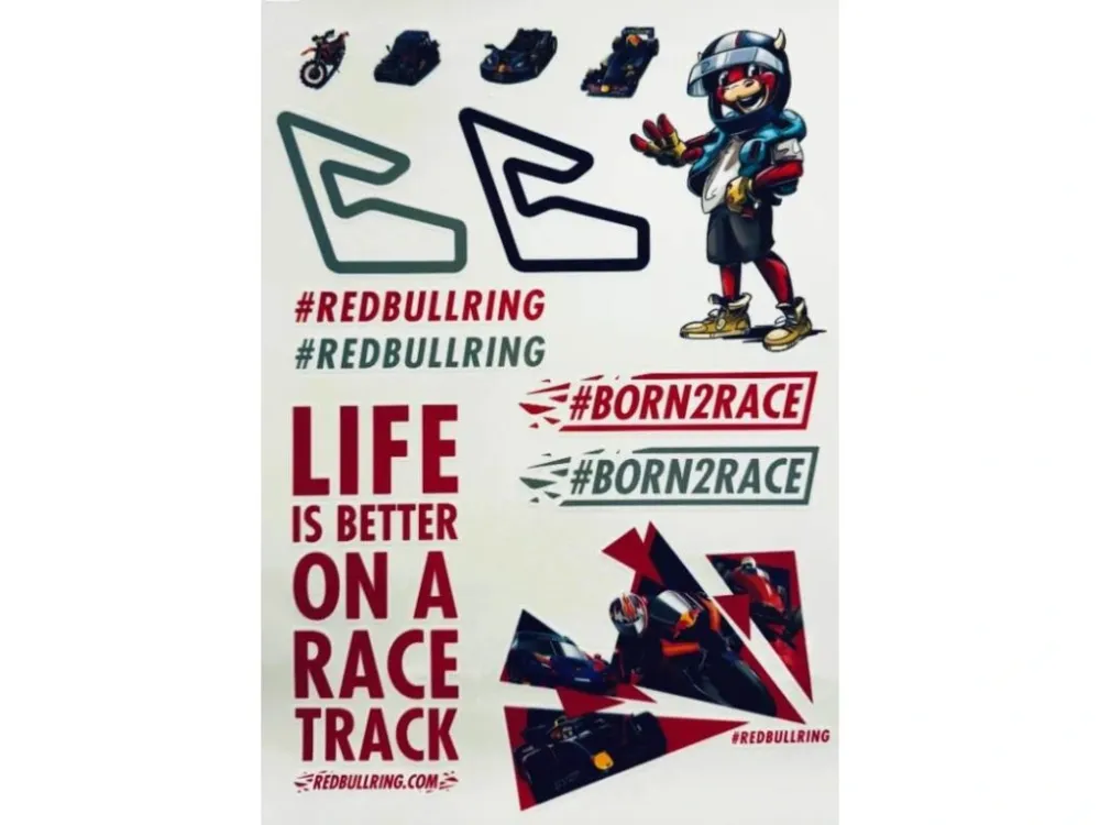 Set samolepek Red Bull Ring Novinka