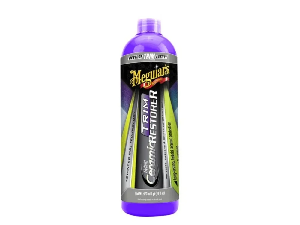 Dokud Zásoby Vydrží Oživovač a keramická ochrana nelakovaných plastů Meguiar's Hybrid Ceramic Trim Restorer, 473 ml