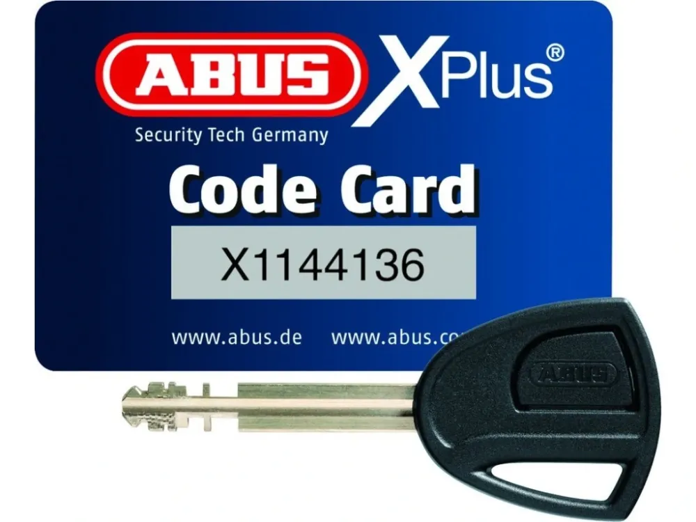 Zámek na kotoučovou brzdu 68 GRANIT Victory Xplus (průměr čepu 14 mm, žlutý fluo), ABUS Výprodej