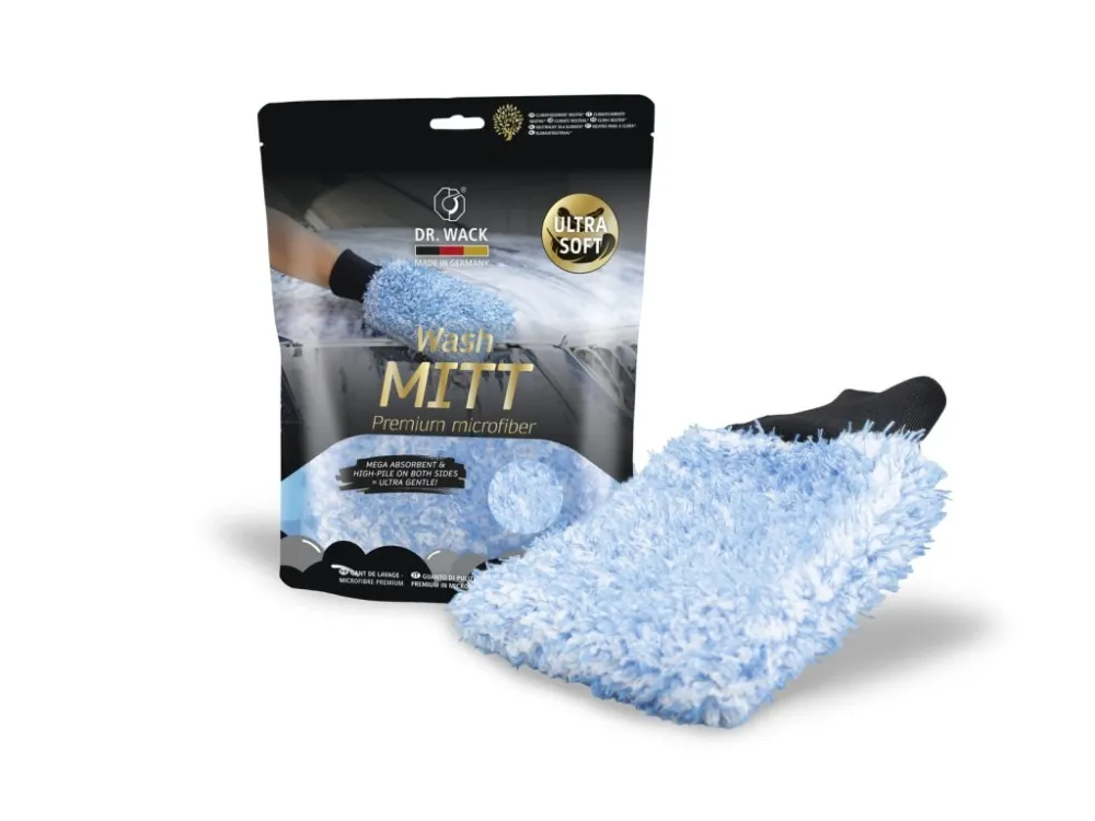Bezpečná Platba Mycí rukavice Dr. Wack z mikrovlákna Wash mitt