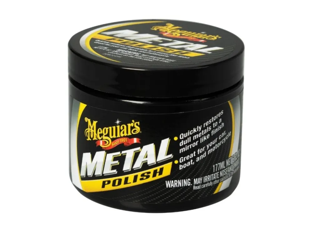 Časově Omezené Leštěnka na kovy MEGUIARS Metal Polish, tuhá, 177 ml