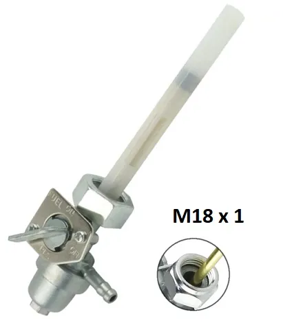 Ověřený palivový kohout ventil závit M18x1 mm - HONDA, JUNAK