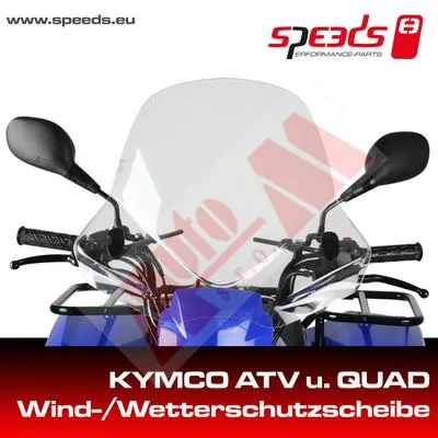 Plexi štít ATV/QUAD KYMCO vč. montážní sady SPEEDS Super Cena