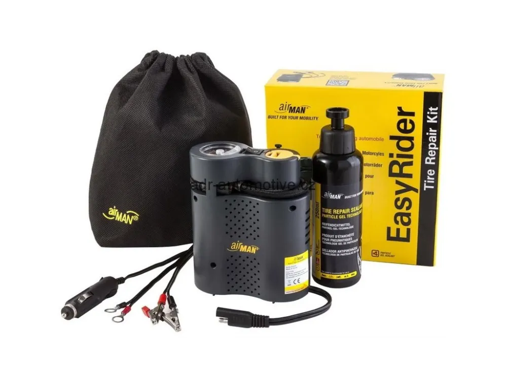 Výhodná Nabídka Poloautomatická opravná sada AIRMAN TOUR + EasyRider 250ml, AUTO-MOTO