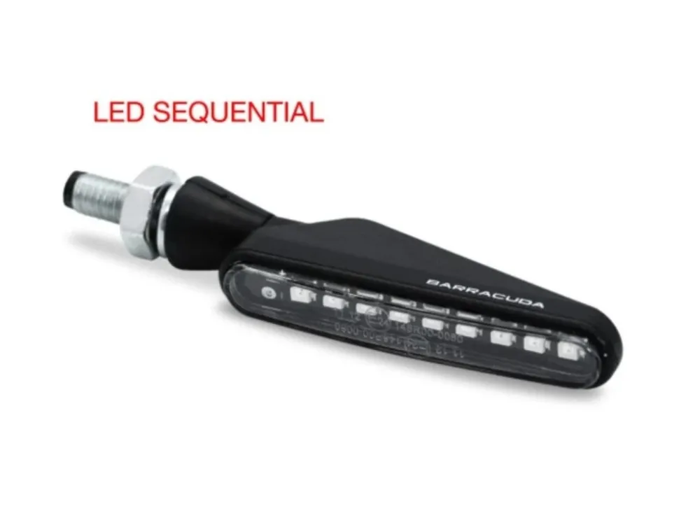 Blinkry na motocykl BARRACUDA SQB - SEQUENTIAL FLOW LED Značkový