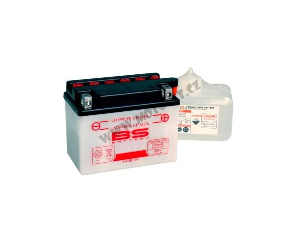 Sezónní Sleva Konvenční motocyklová baterie BS-BATTERY BS51913 Včetně balení kyseliny