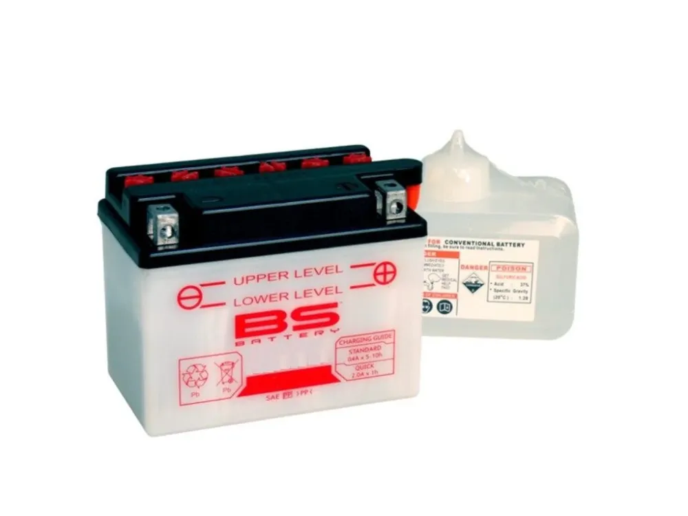 Autentický Konvenční motocyklová baterie BS-BATTERY BB14-B2 (YB14-B2)