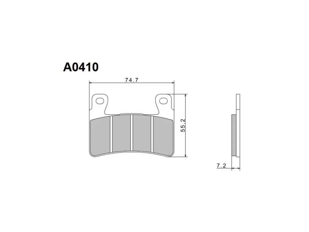 Ihned K Objednání NISSIN brzdové destičky KH265 / KH296 PREMIUM SEMI-METALLIC (ECE R90) (MADE IN JAPAN) (2P-