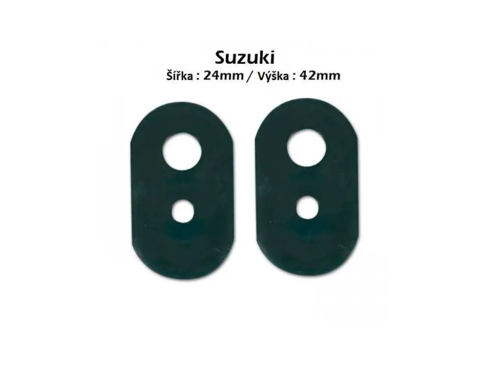 Indy Spacer (záslepka do kapoty pod blinkry), černý, Suzuki GSF650/S, SV650/S (od 03) DRZ Akční Nabídka