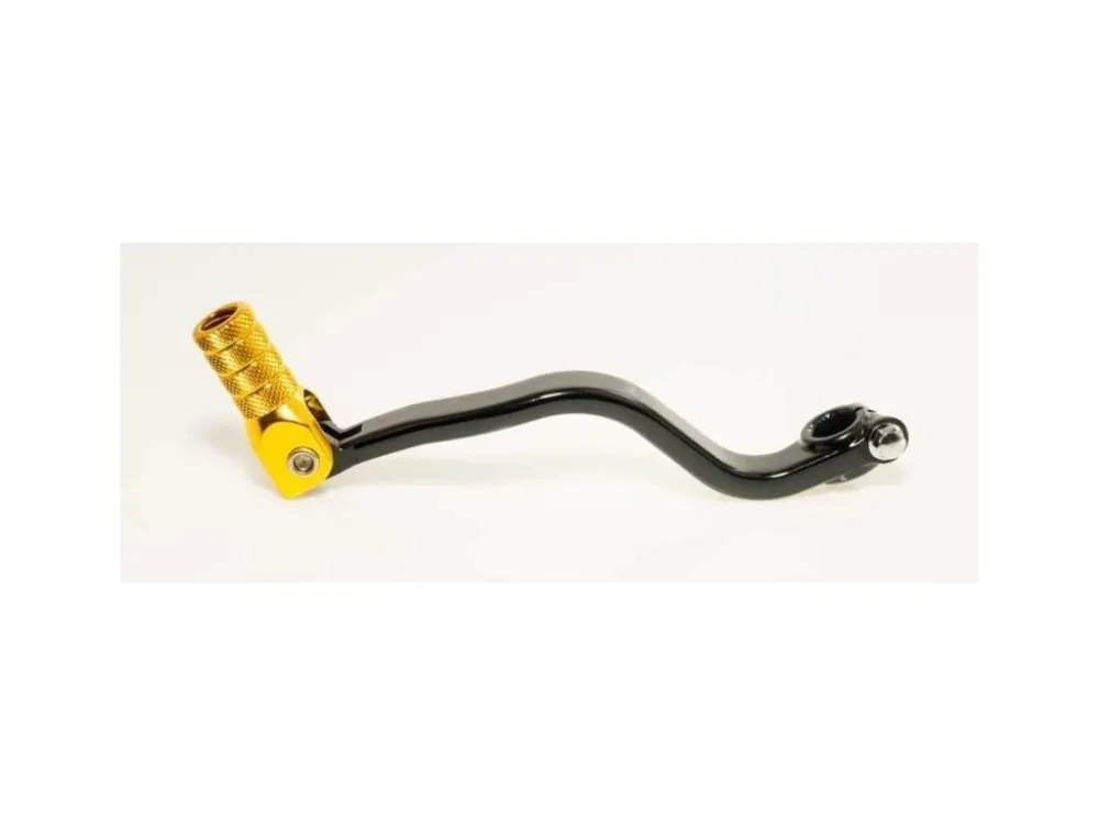 Bezpečná Platba ACCEL řadící páčka (řadička) SUZUKI RM 80/85 86-17 hliníková, barva černá, koncovka zlatá