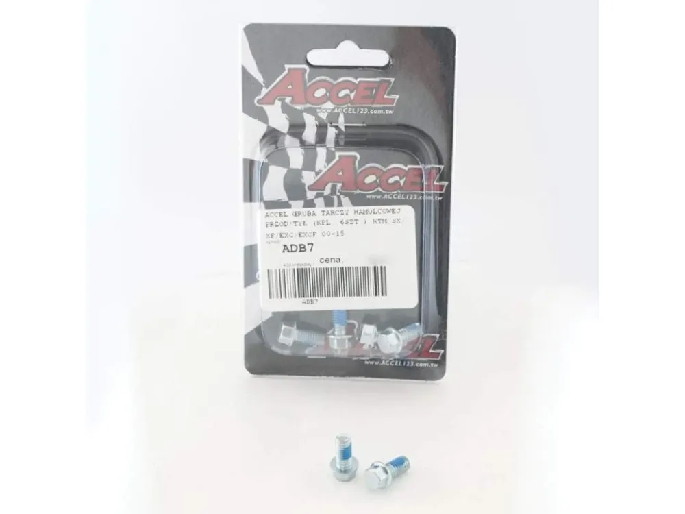 ACCEL přední brzdový šroub/zadní (sada 6 ks-M6) KTM SX/SXF/EXC/EXC-F 00-18 Cenová Bomba