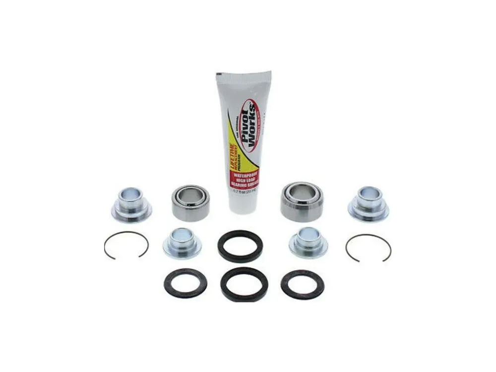 Originální PIVOT WORKS ložiska a těsnění zadního tlumiče KTM SX, SXF , XC-F 16