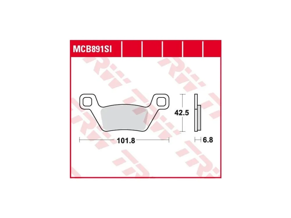 Akce TRW MCB891SI offroad sintrované brzdové destičky na motorku