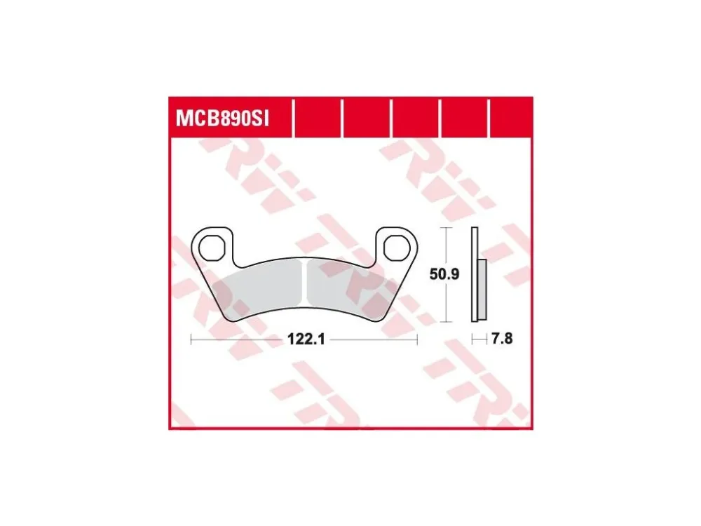 TRW MCB890SI offroad sintrované brzdové destičky na motorku Pouze Dnes