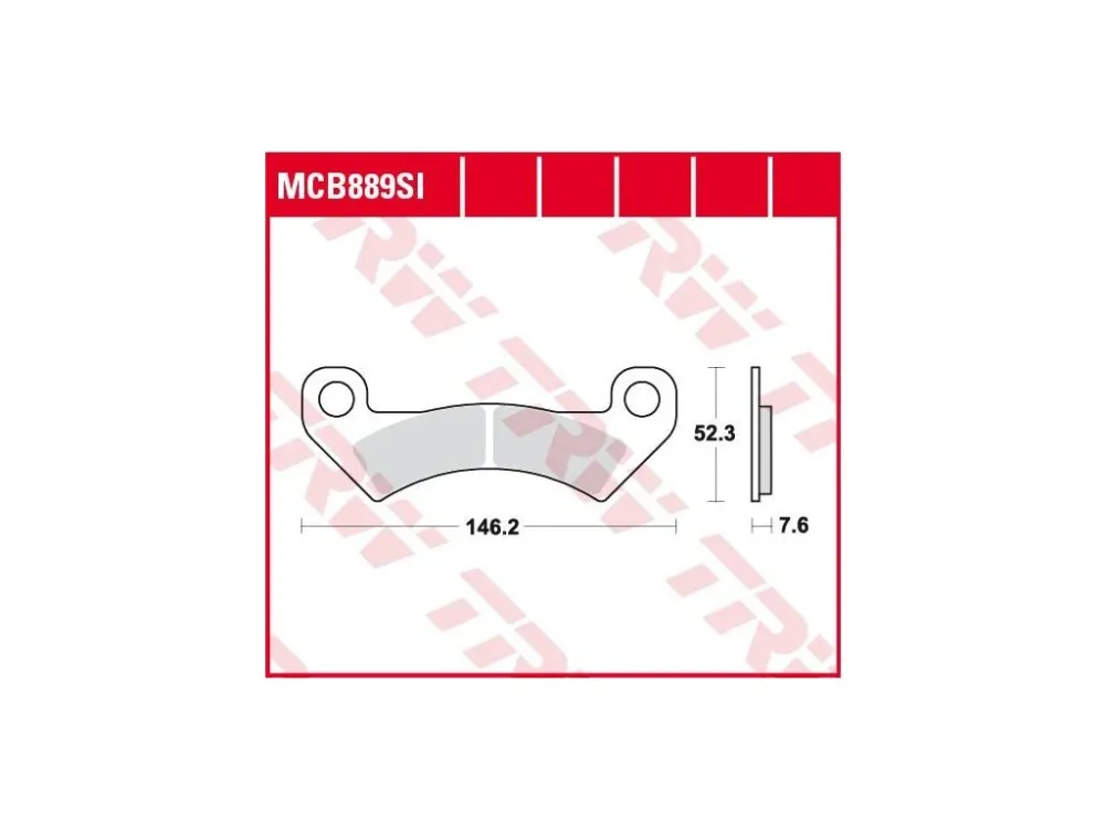 Poslední Šance TRW MCB889SI offroad sintrované brzdové destičky na motorku