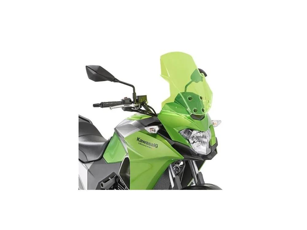 Sezónní Sleva Kappa KD4121GR přední plexi, "LIME" , 41 x 40 cm (VxŠ) KAWASAKI Versys X 300 (17-19)
