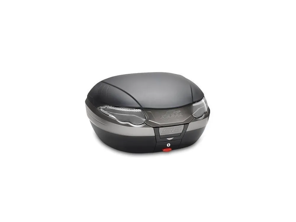 Autentický Kappa K56NT - černý nelakovaný kufr topcase Monokey (56 l) na motorku a skůtr