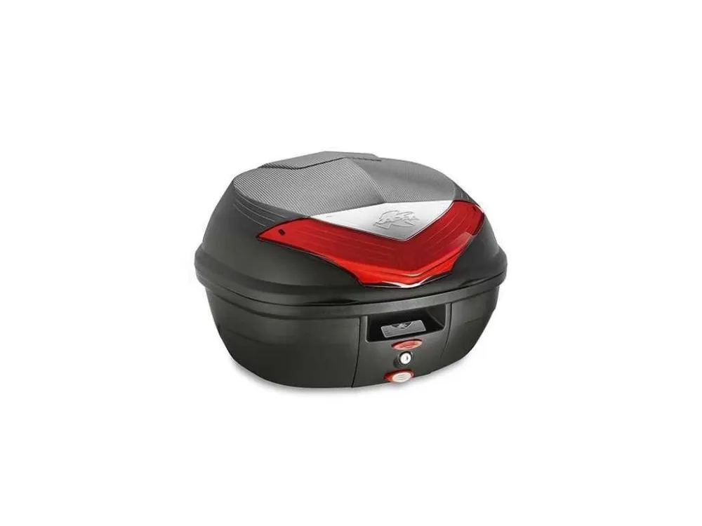Značkový Kappa K355N - černý nelakovaný kufr Topcase Monolock (35 l) na motorku a skůtr