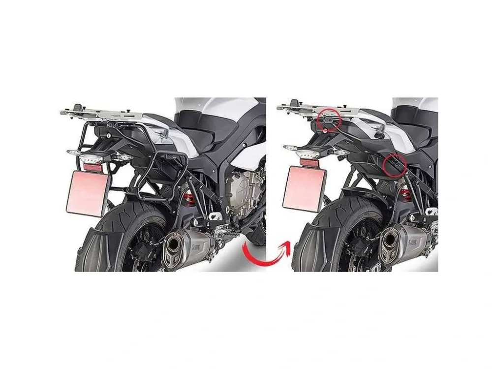Levný Kappa KLXR5119 rychle odepínatelné držáky bočních kufrů kufry K33 MONOKEY BMW S 1000 XR (1