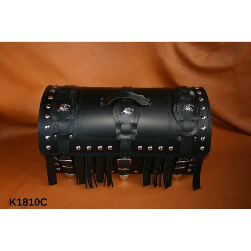 Kožený chopper kufr K1810 se zámkem, 60x28x33cm Značkový