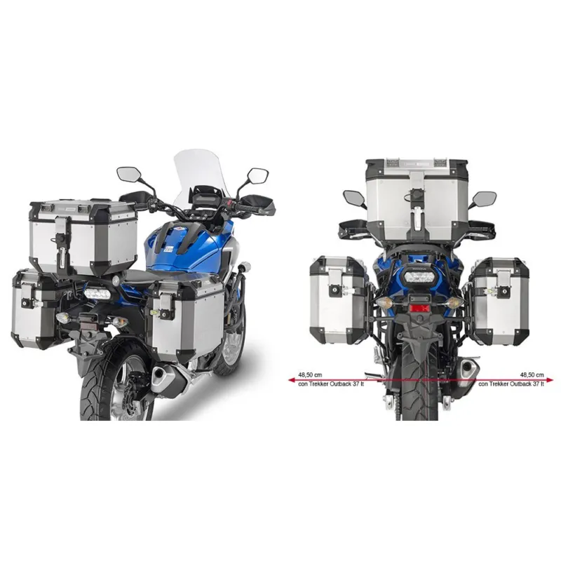 Levný PL1146CAM trubkový nosič Honda NC 750 S/X (16-20) pro hliníkové boční kufry TREKKER OUTBACK