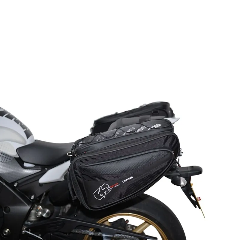 Boční brašny na motocykl OXFORD P50R černé, 50L Oblíbený