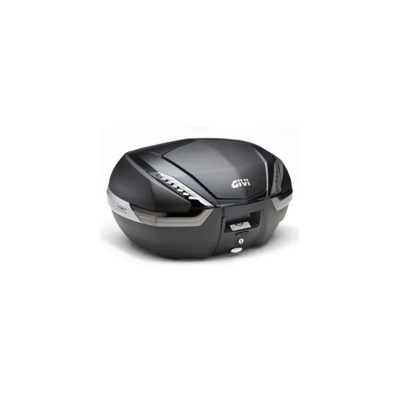 V47NNT TECH kufr GIVI černý (Monokey) s čirými odrazkami a černým víkem, objem 47 ltr. Víkendová Akce
