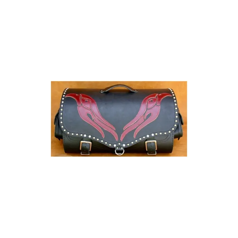Nízká Cena Kožený moto kufr K221 Red Eagle, 39L