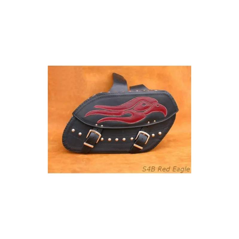 Kožené moto brašny S4 Red Eagle černé, 50x29x17cm Kup Teď