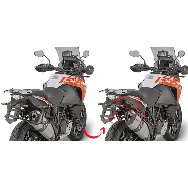 Doprava Zdarma PLR7706 trubkový nosič KTM 1290 Super Adventure S (17-20)/1090 Adv (17-19) - DEMONTOVATELNÝ