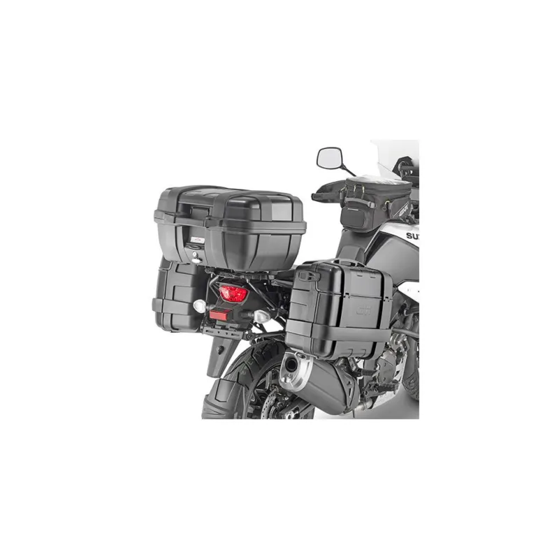 Doprava Zdarma PLO3118MK trubkový nosič bočních kufrů PL ONE-FIT pro Suzuki V-Strom 1050/XT/SE (20-26), DE (23-26)