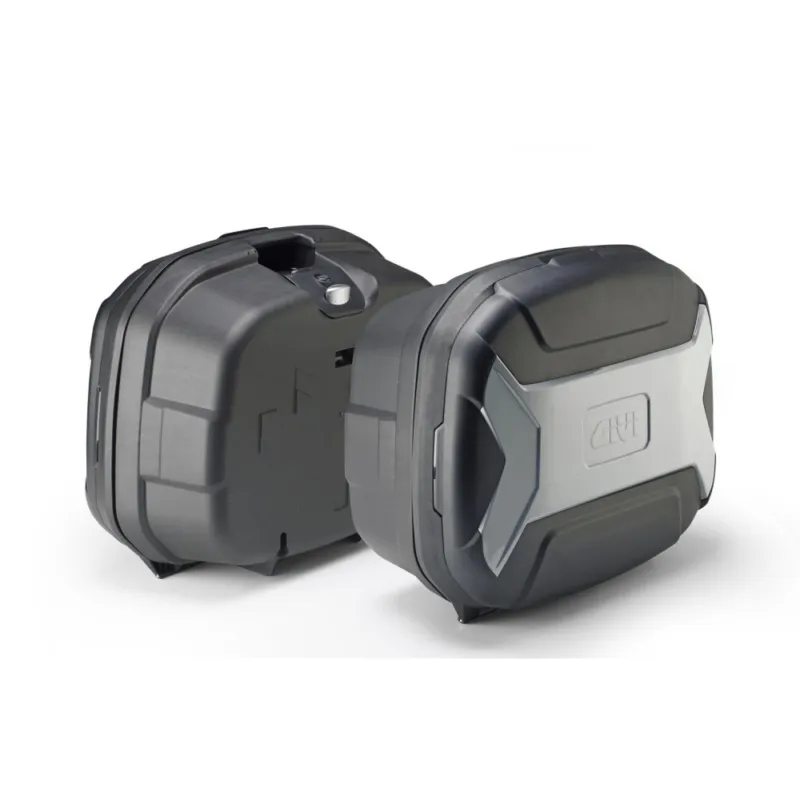 TRK35BNPACK2 sada 2 kufrů GIVI TRK35BN Lite Trekker černý s šedým plastovým víkem (Monokey) Nakupujte Hned