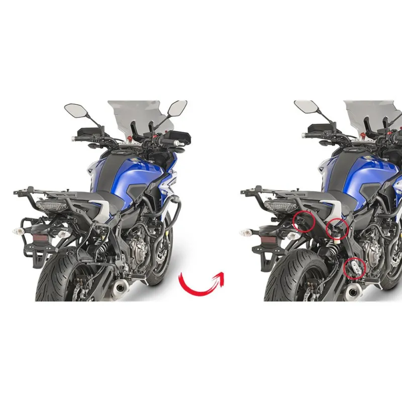 Kup Teď PLXR2130 trubkový nosič Yamaha MT-07 700 Tracer (16-24), jen pro kufry V 35/V 35