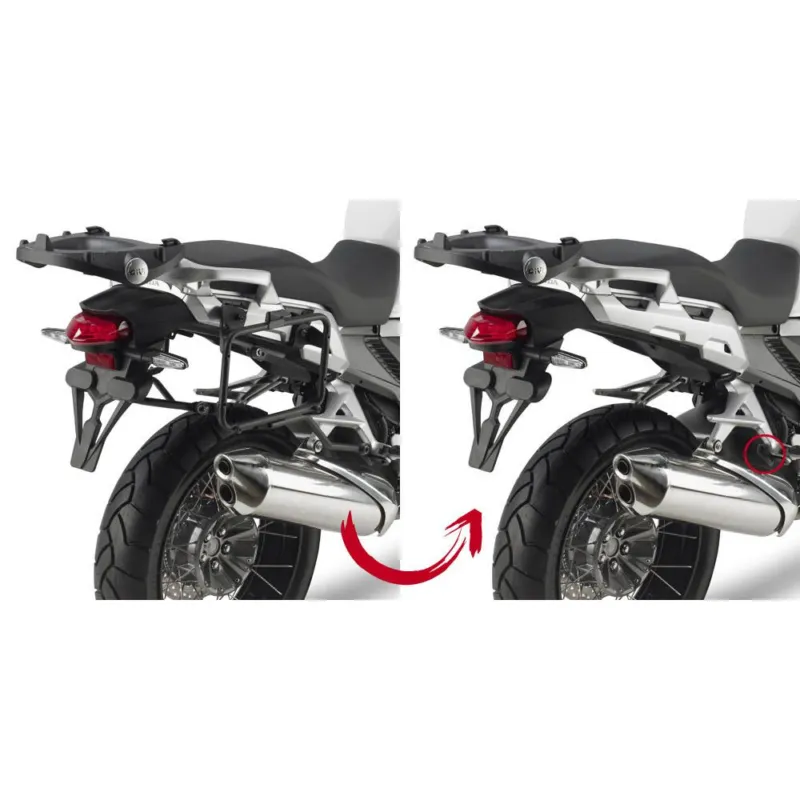 PLR1110 trubkový nosič Honda Crosstourer 1200 (12-19) EASY FIT pro boční kufry - DEMONTOVATELNÝ Víkendová Akce