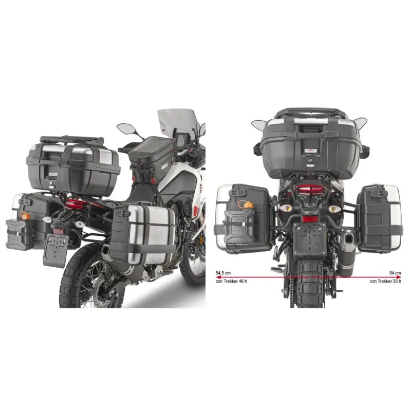 PLO2174MK trubkový nosič bočních kufrů PL ONE-FIT pro Yamaha XT 700 Z Ténéré (25) Nová Kolekce