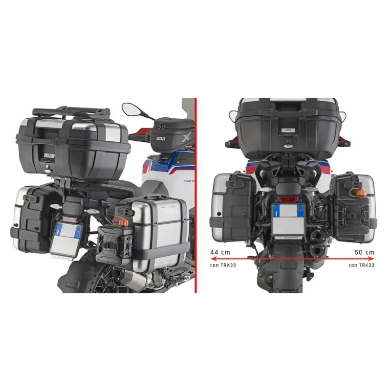 PLO5146MK trubkový nosič PL ONE-FIT pro BMW R 1300 GS Adv. (25-26) pro boční kufry MONOKEY Kup Teď