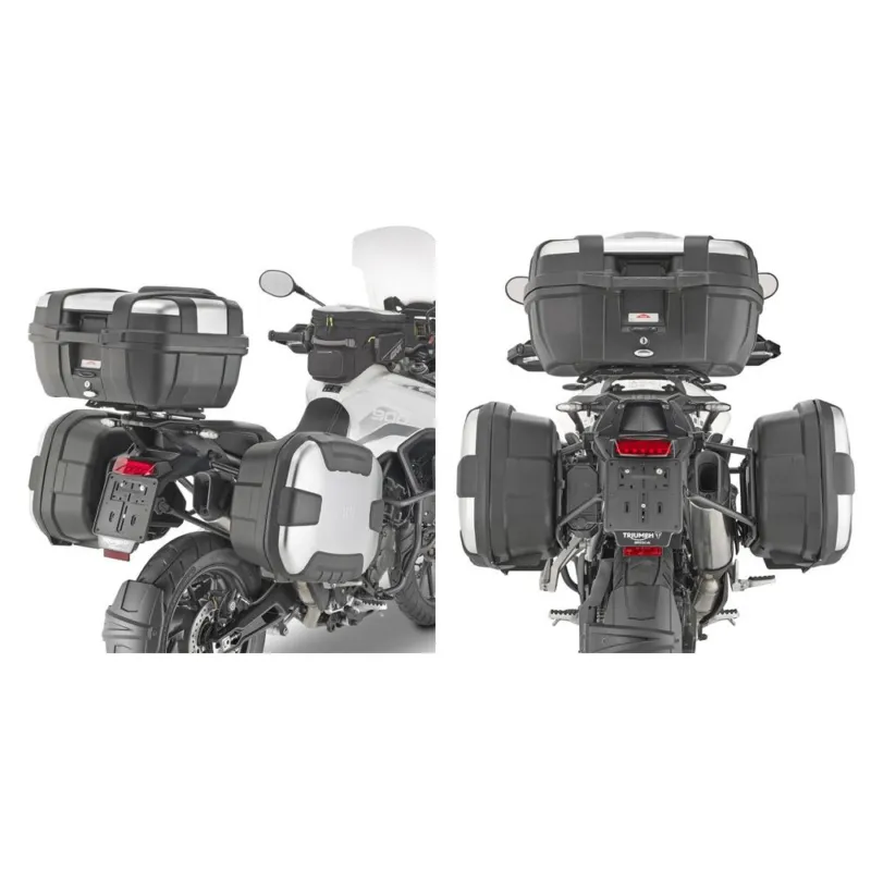 PLO6425MK trubkový nosič PL ONE-FIT pro Triumph Tiger 900 (20-26) pro boční kufry MONOKEY Rychlé Dodání