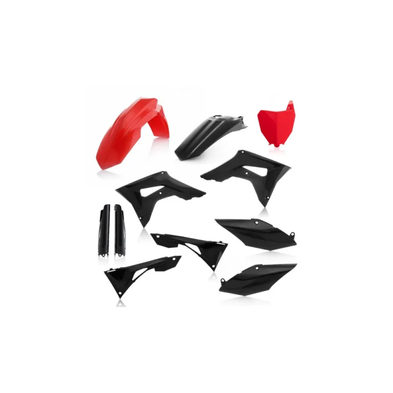 Sada plastů ACERBIS pro HONDA CRF450 19-20, CRF250 19-21 černá/červená černá/červená Akční Cena