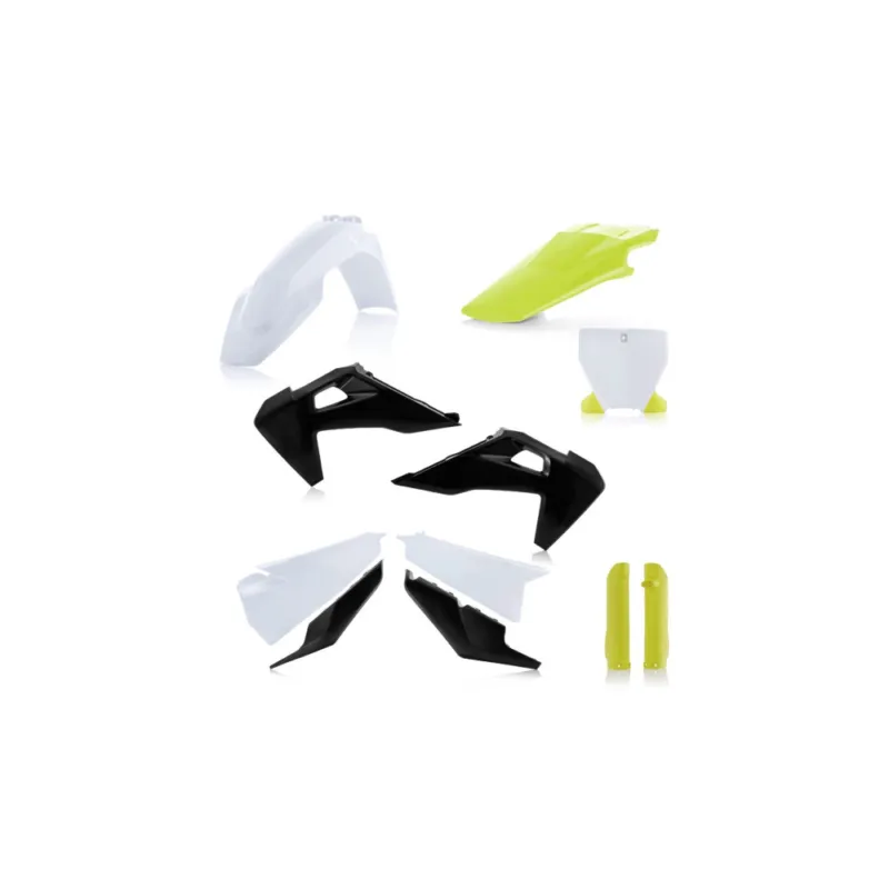 Sada plastů ACERBIS pro HUSQVARNA TC 19-22, FC 19-22 bílá/černá bílá/černá Originální
