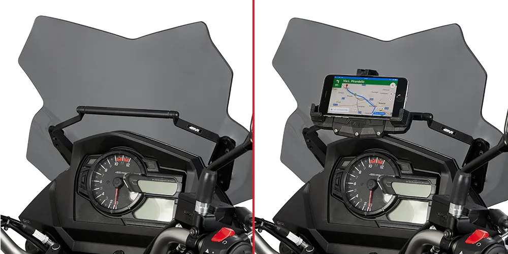Tovární Cena Givi FB3112 držák GPS Kawasaki Suzuki DL 650 V-Strom 650 (17-) | HZmoto - vše pro motorkáře a jejich stroje