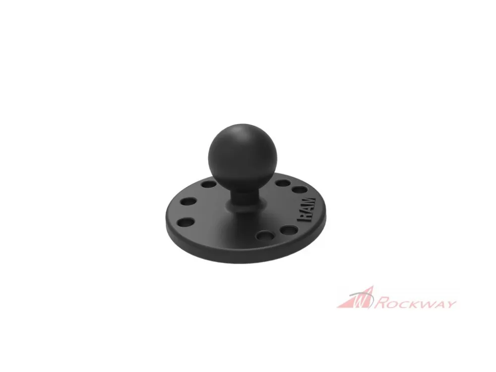 Pouze Dnes kruhový adaptér, kovový, AMPS vzor děr, RAM Mounts- 5A