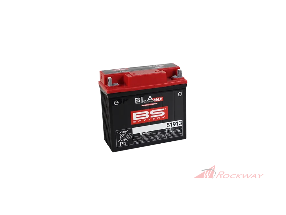 Továrně aktivovaná motocyklová baterie BS-BATTERY 51913 (FA) SLA MAX- 5A Autentický