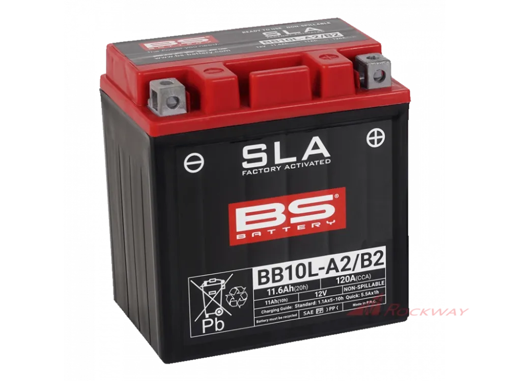 Jen Po Omezenou Doba Továrně aktivovaná motocyklová baterie BS-BATTERY BB10L-B2 (FA) (YB10L-B2 (FA)) SLA- 5A