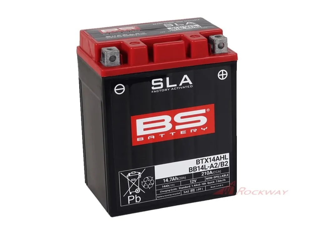 Oblíbený Továrně aktivovaná motocyklová baterie BS-BATTERY BB14L-A2 (FA) (YB14L-A2 (FA)) SLA- 5A