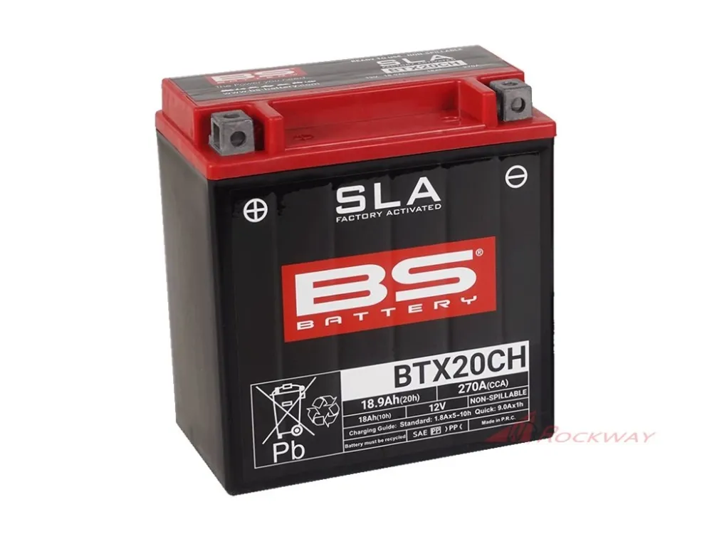 Bezpečná Platba Továrně aktivovaná motocyklová baterie BS-BATTERY BTX20CH (FA) (YTX20CH (FA)) SLA- 5A