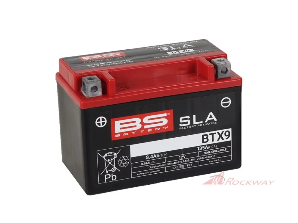 Poslední Šance Továrně aktivovaná motocyklová baterie BS-BATTERY BTX9 (FA) (YTX9 (FA)) SLA- 5A