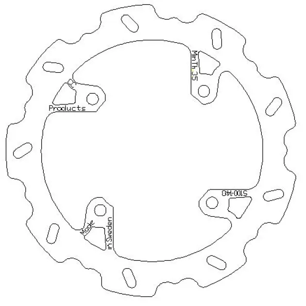 Vrácení Zdarma Brzdový kotouč zadní pasuje na Beta RR 13-