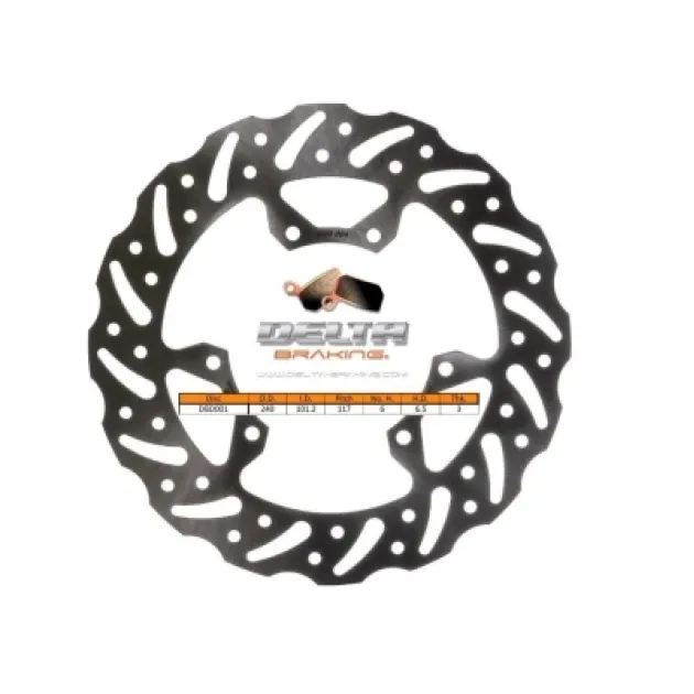 Cenově Výhodný Přední kotouč pasuje na CR125,250,500 95-07 CRF250/450 02-14 240mm