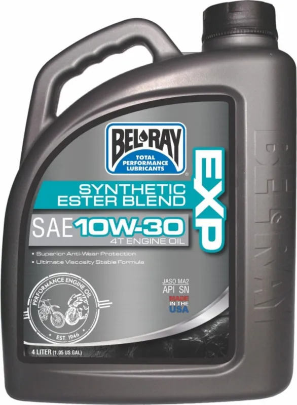 Motorový olej Bel-Ray EXP SYNTHETIC ESTER BLEND 4T 10W-30 4 l Časově Omezené